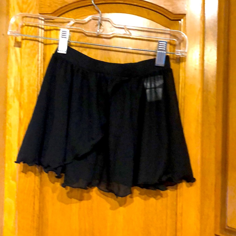 Black sheer skirt